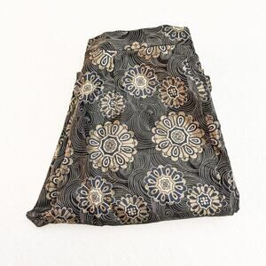 Dries Van Noten Brocade Patterned Silk Pants Geometric Print Size 38